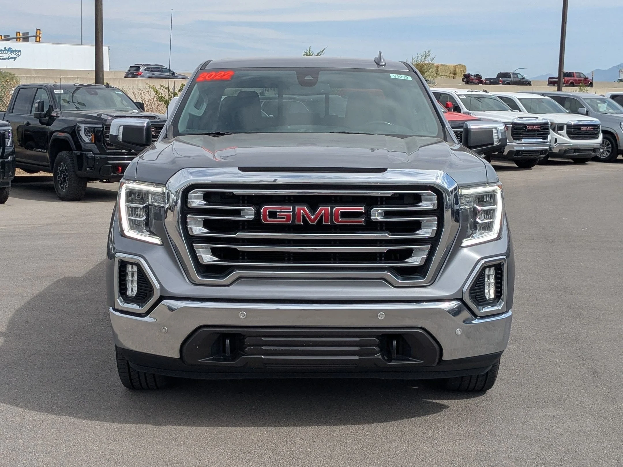 Used 2022 Satin Steel Metallic GMC SLT image 9