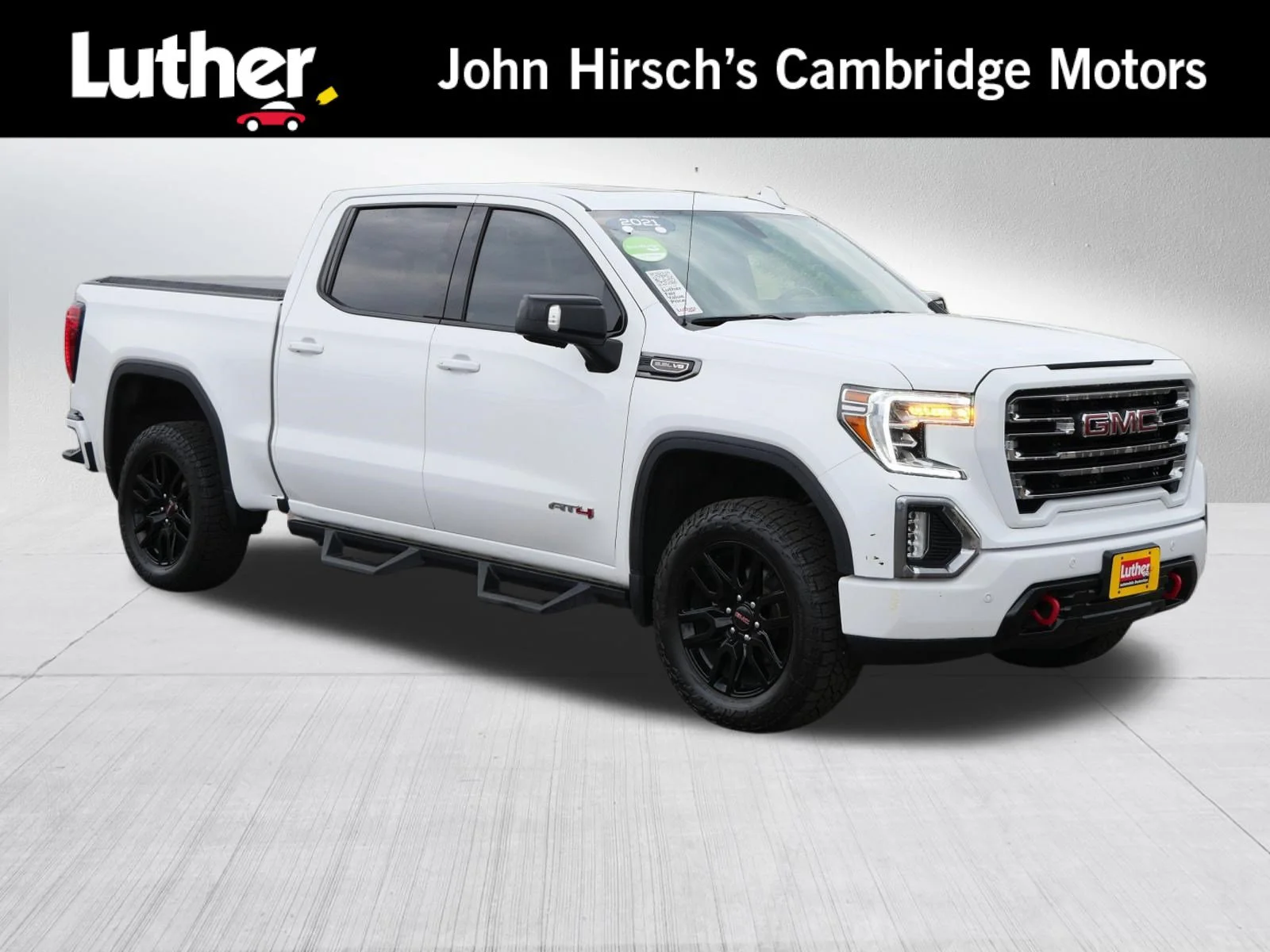 Used 2021 Summit White GMC AT4 image 1