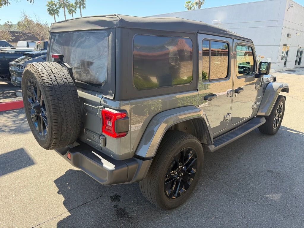 Used 2023 Gray Jeep 4-Door Sahara 4XE image 6