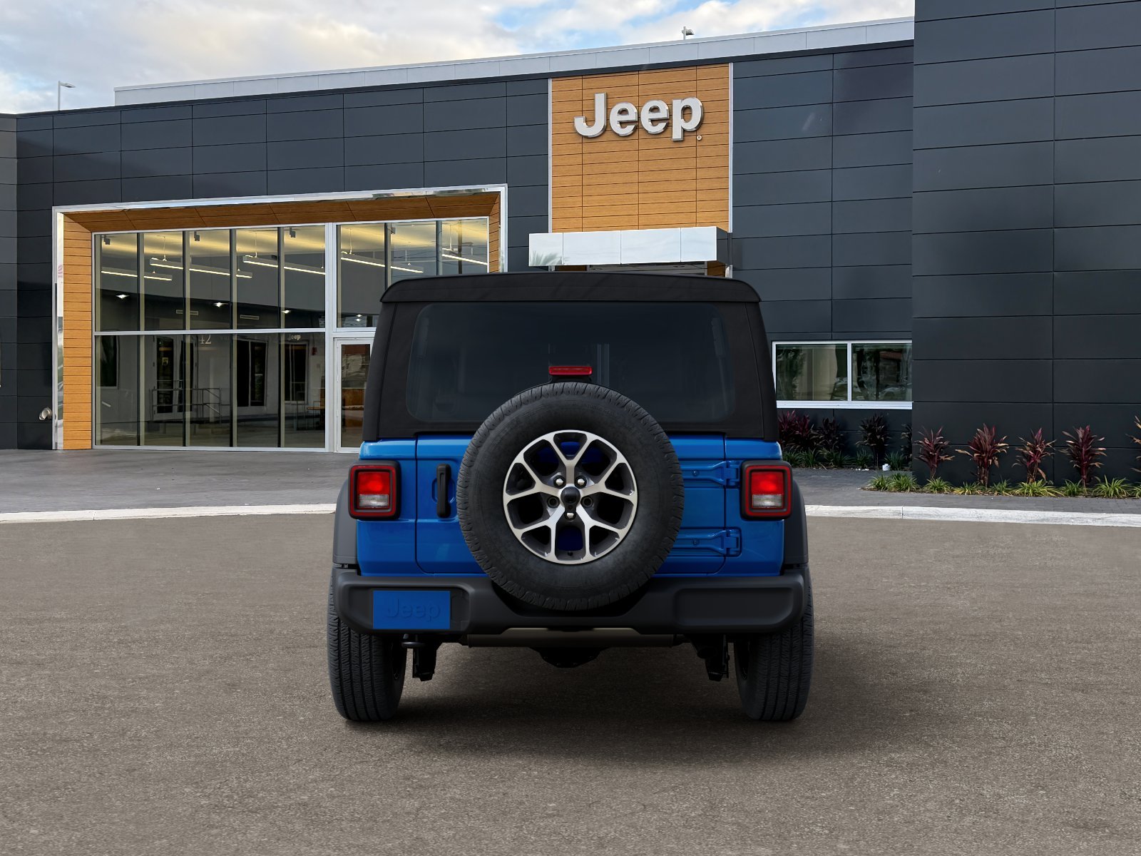 New 2026 Hydro Blue Pearl-Coat Exterior Paint Jeep Sport S image 35