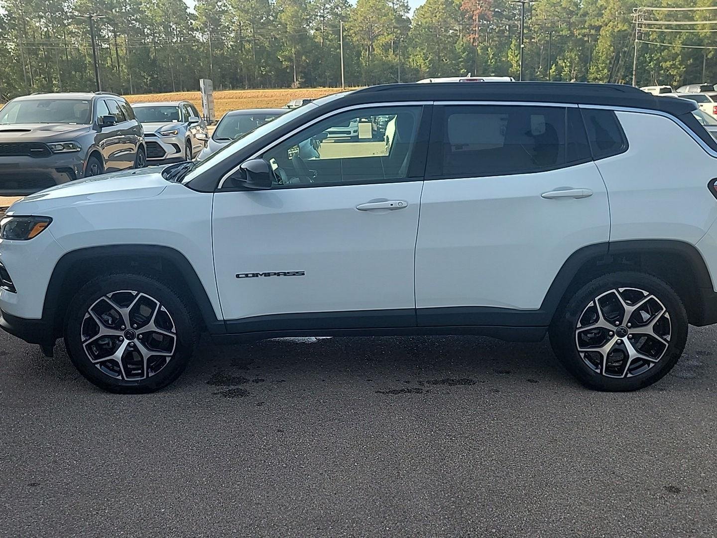 Used 2025 Bright White Clearcoat Jeep Limited image 2