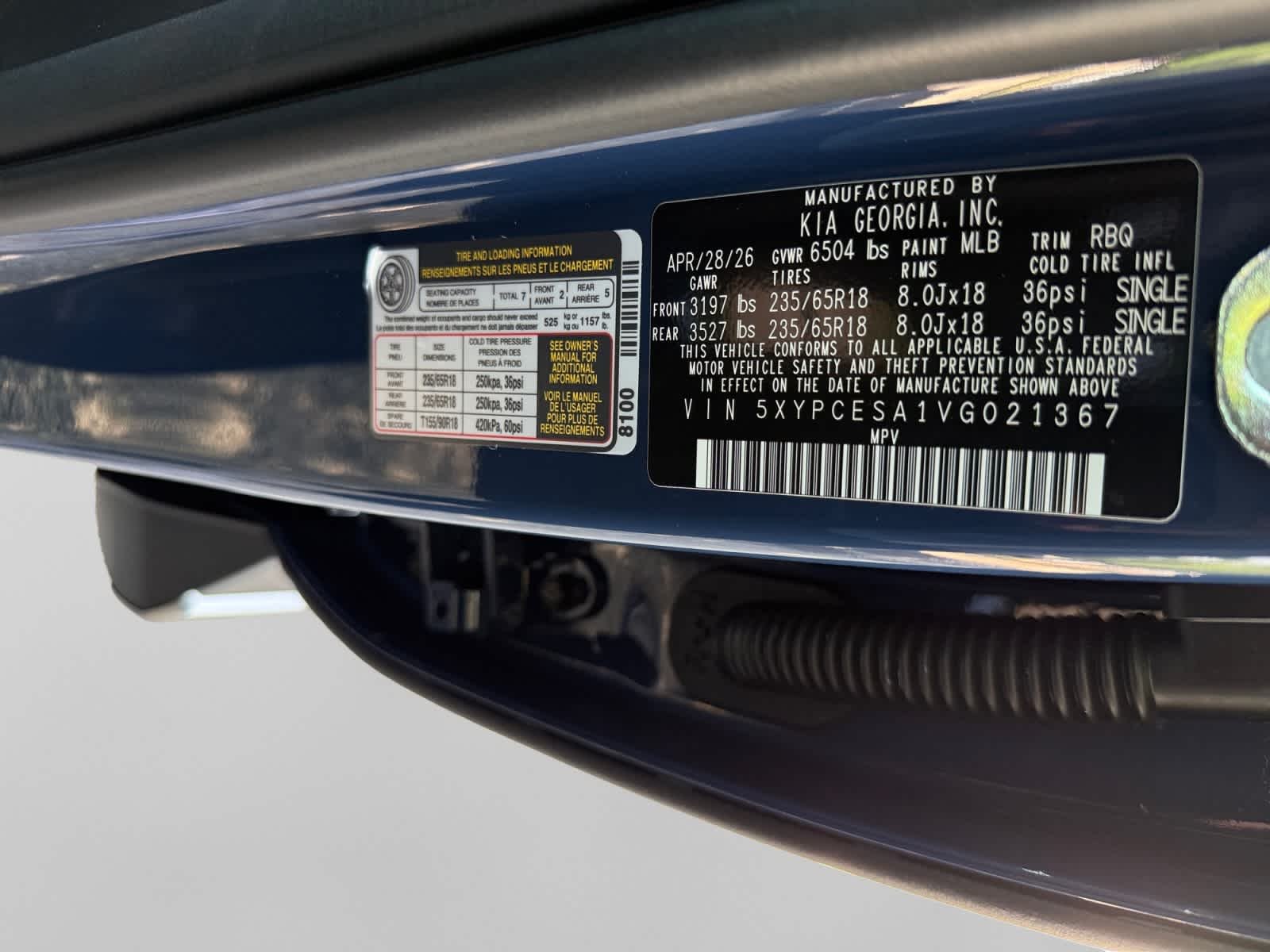 New 2027 Midnight Lake Blue Kia EX image 25