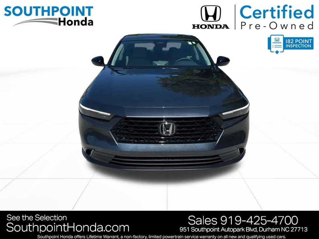 Certified Used 2025 Meteorite Gray Metallic Honda 1.5T SE image 2