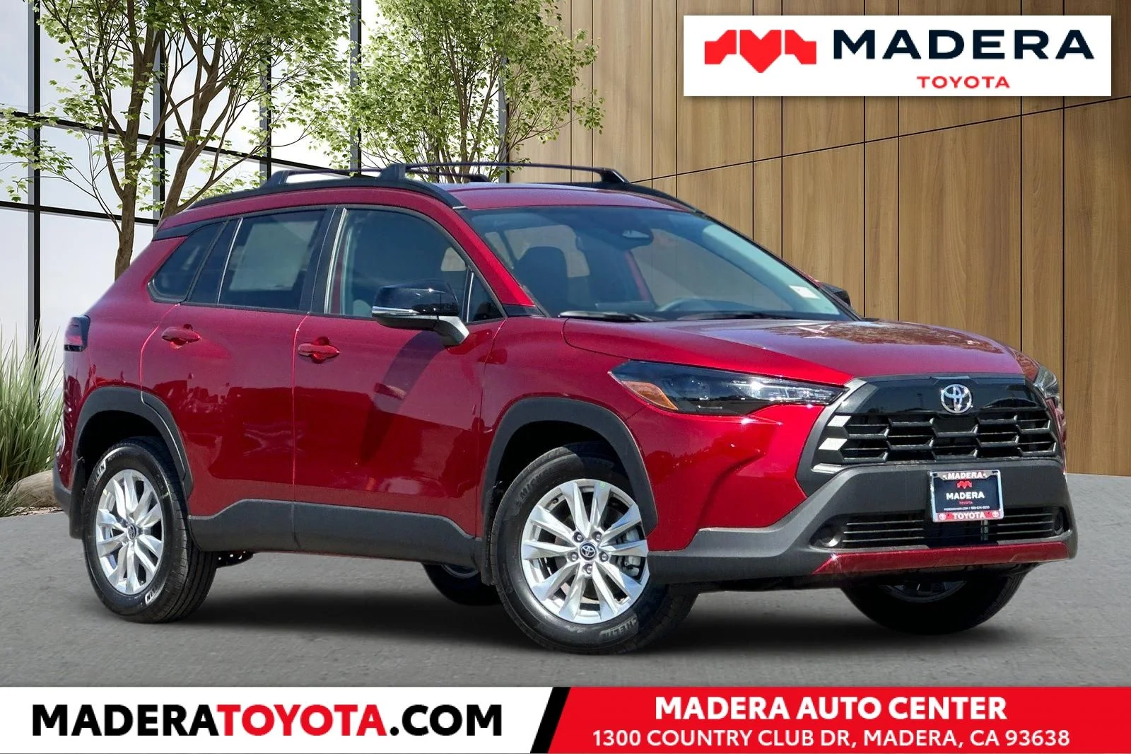 New 2026 Red Toyota LE image 1