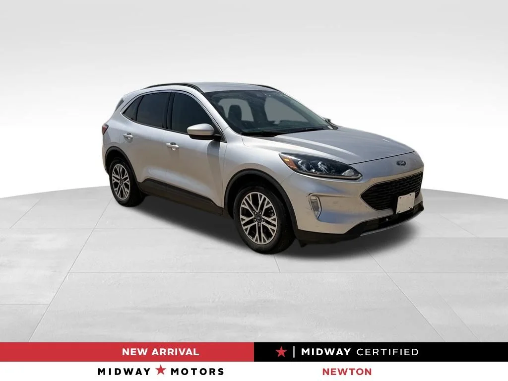 Certified Used 2020 Silver Ford SEL image 1