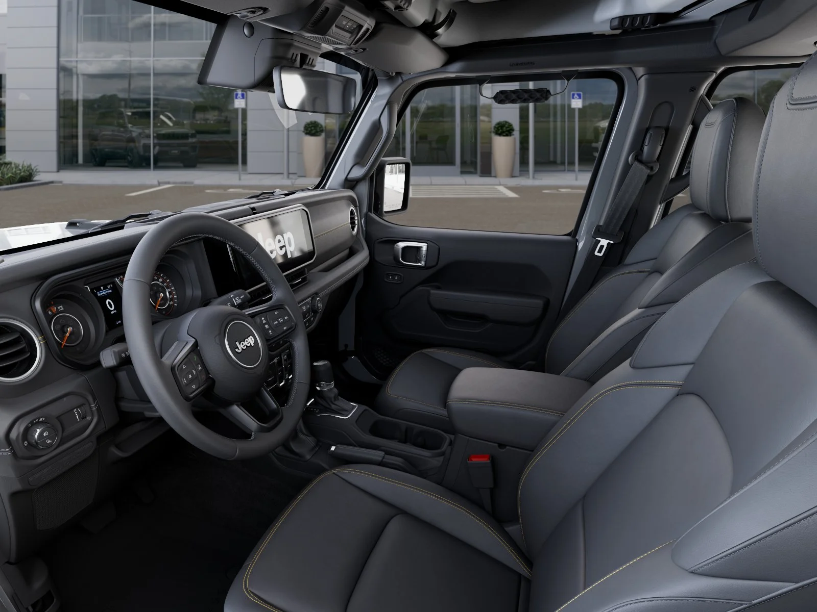 New 2026 Bright White Clearcoat Jeep Sahara image 49