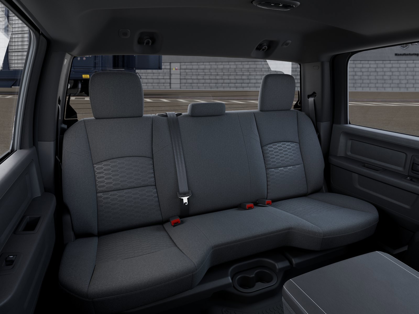 New 2026 Diamond Black Crystal Pearl-Coat Exterior Paint RAM Tradesman image 15
