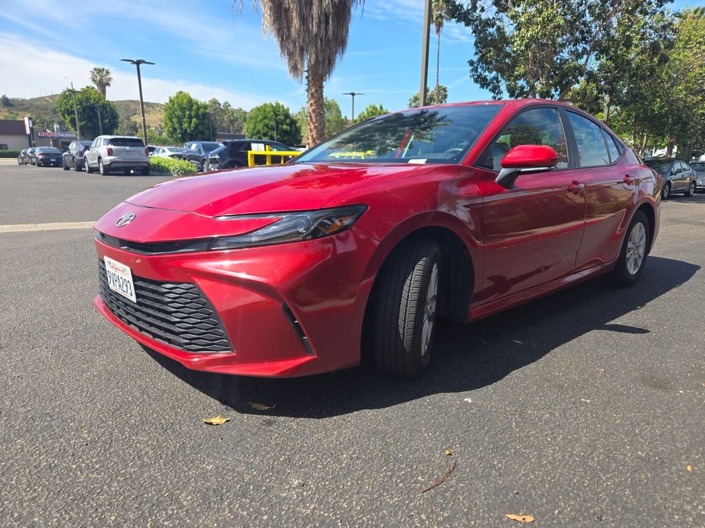 Used 2025 Red Toyota LE image 3