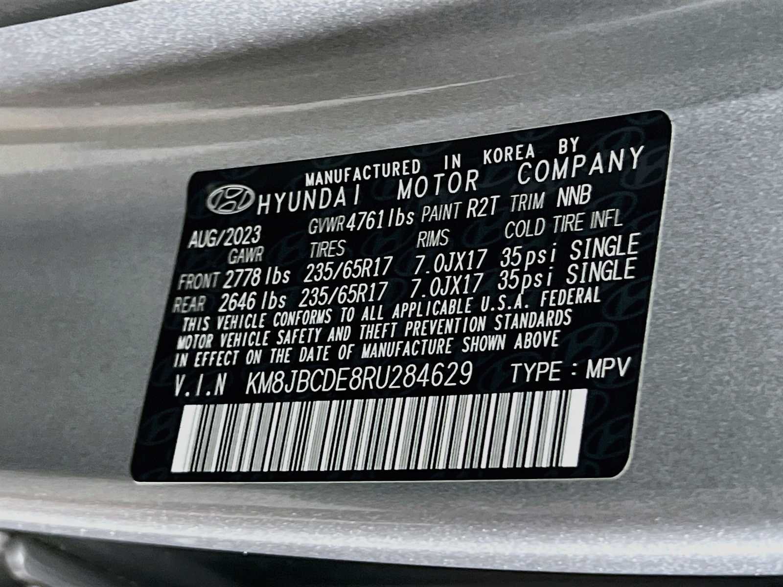 Used 2024 Shimmering Silver Hyundai SEL image 32