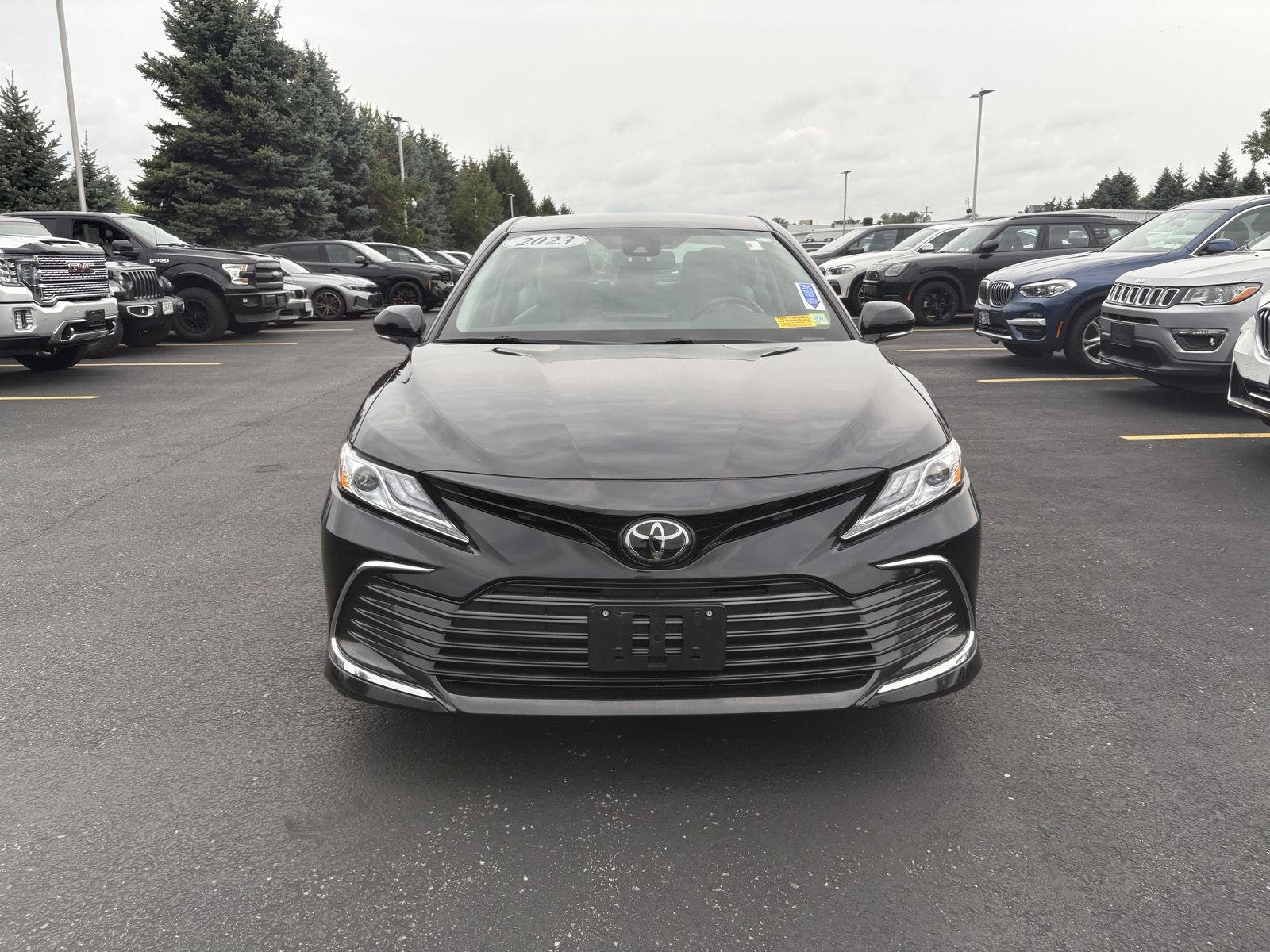 Used 2023 Midnight Black Metallic Toyota XLE image 2