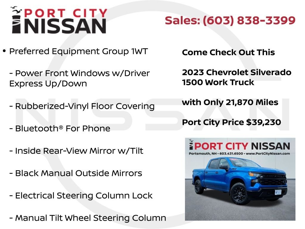 Used 2023 Glacier Blue Metallic Chevrolet z71 w/5.3l v8 image 15