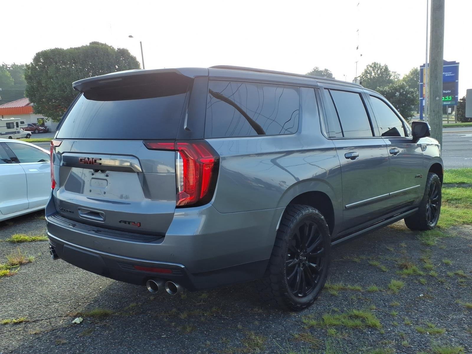 Used 2022 Satin Steel Metallic GMC AT4 image 6