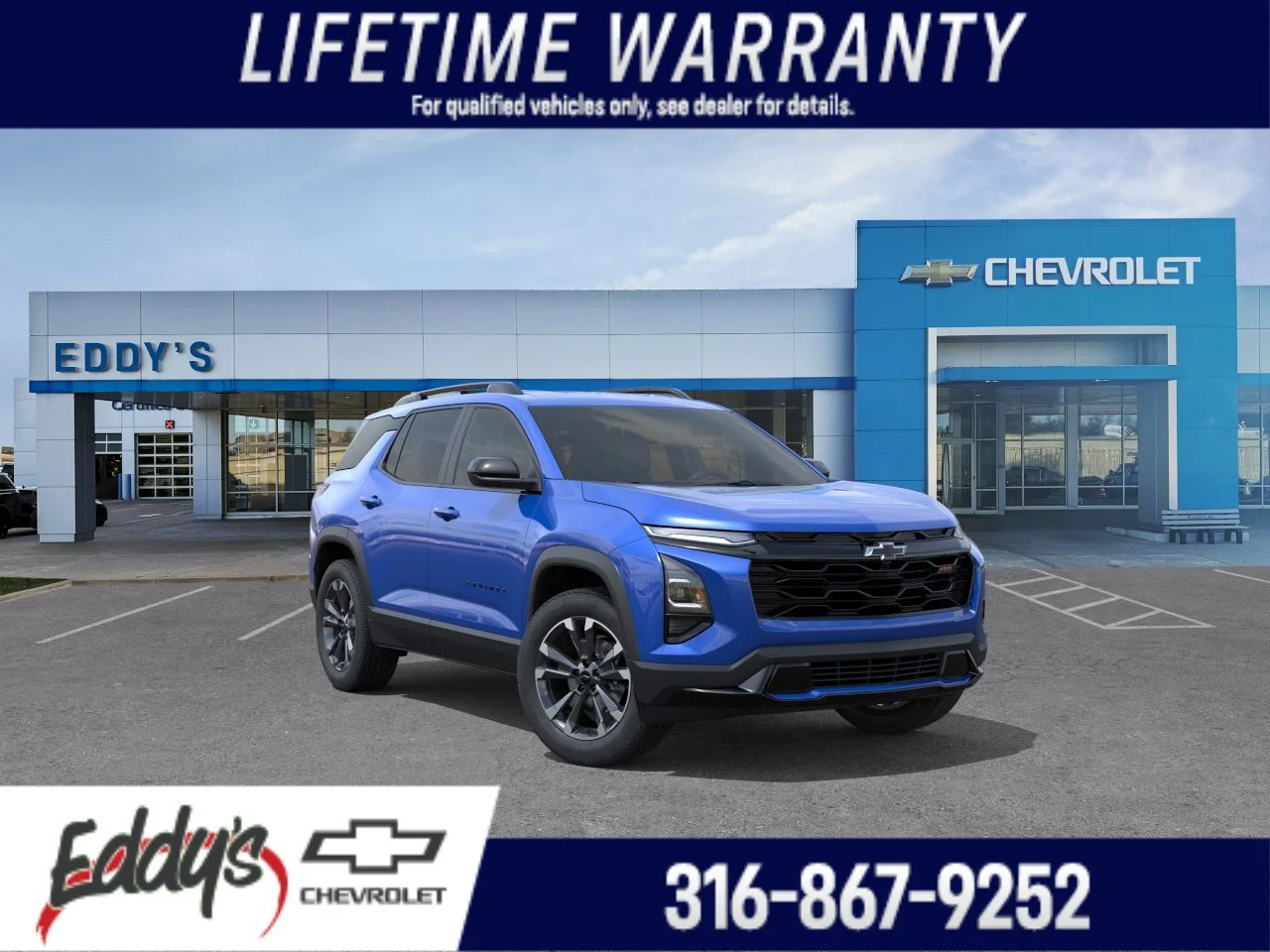 New 2027 Reef Blue Metallic Chevrolet FWD RS image 1