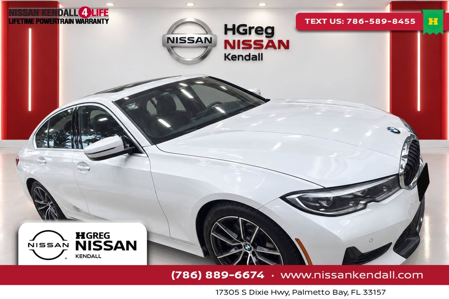 Used 2020 White BMW 330i image 1