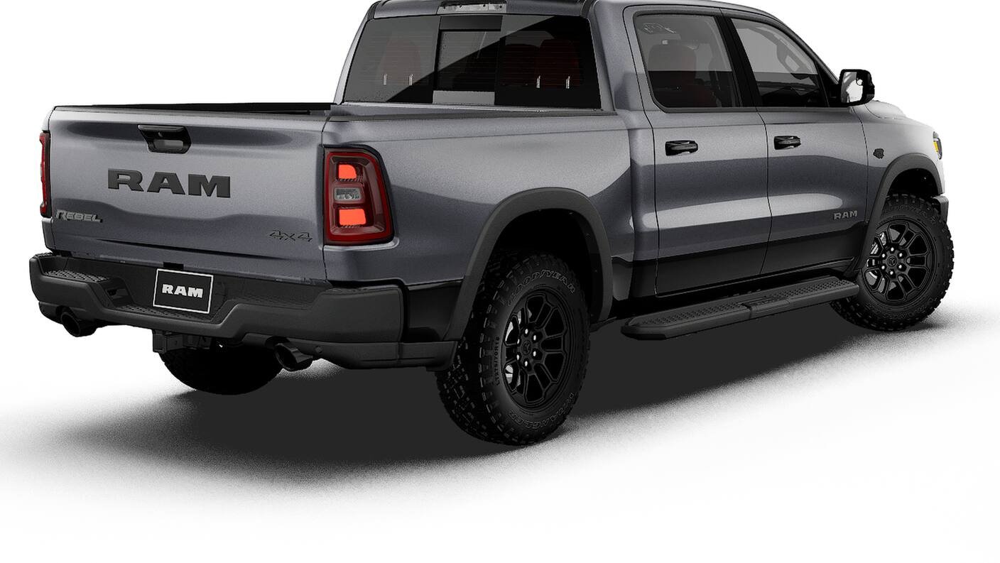 New 2027 Granite Crystal Metallic Clear-Coat Exterior Paint RAM REBEL image 2