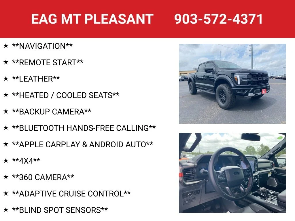 New 2026 Agate Black Metallic Ford Raptor® image 4