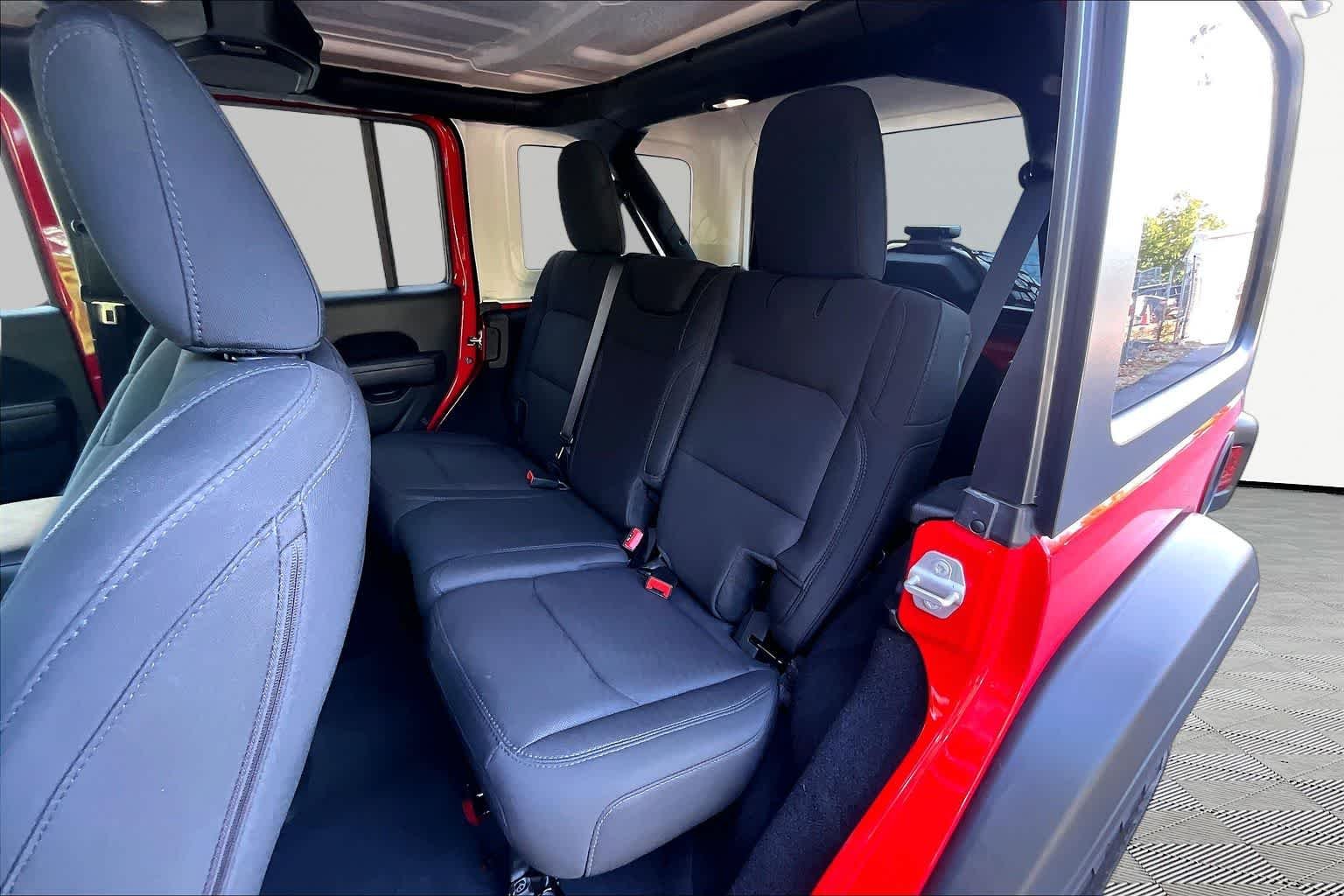 Used 2022 Firecracker Red Clearcoat Jeep Unlimited Willys Sport image 19
