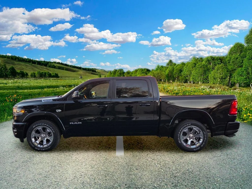 New 2026 Diamond Black Crystal Pearl-Coat Exterior Paint RAM Big Horn/Lone Star image 3