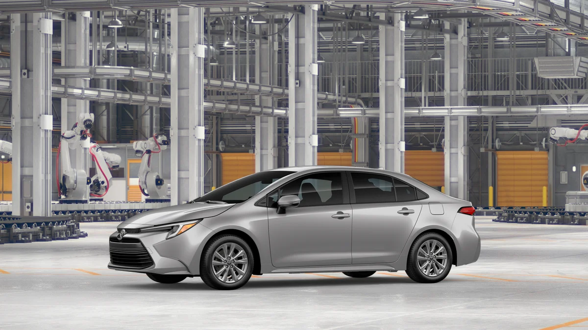 New 2026 Classic Silver Metallic Toyota Hybrid XLE image 3