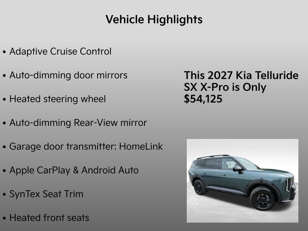 New 2027 Black Jade Green Kia X-PRO SX image 35