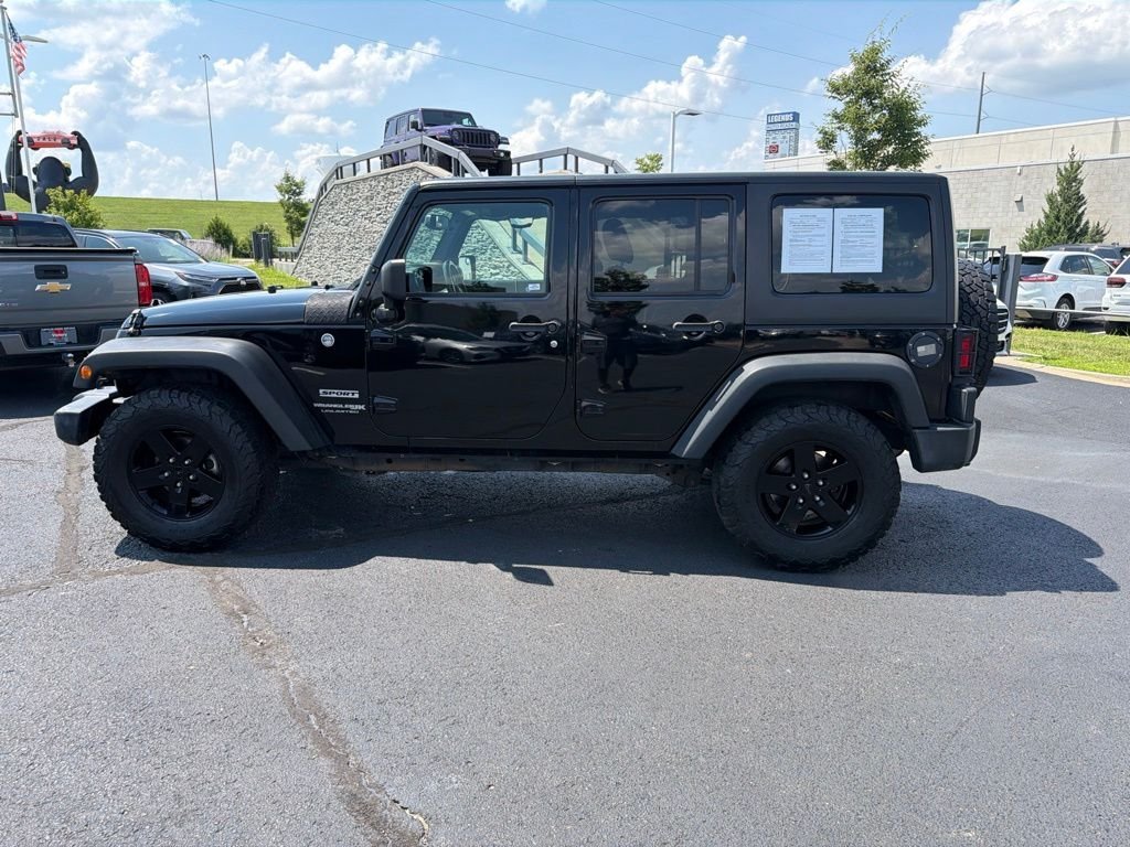 Used 2018 Black Jeep Unlimited Sport image 4