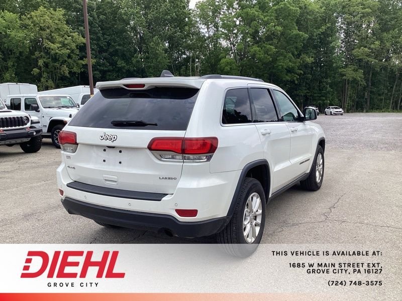 Used 2021 White Jeep Laredo X image 7