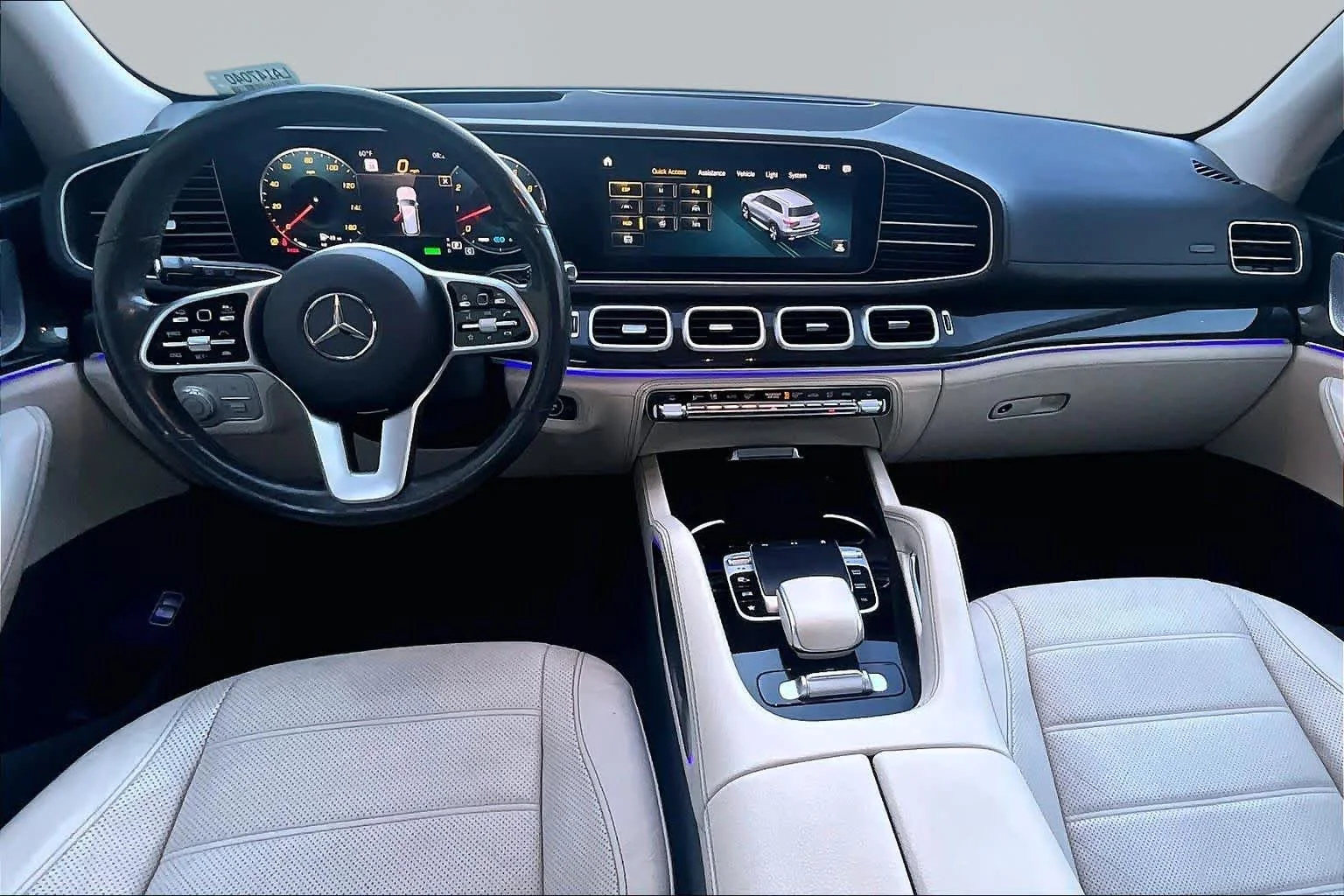 Used 2020 Lunar Blue Metallic Mercedes-Benz GLS 450 image 31