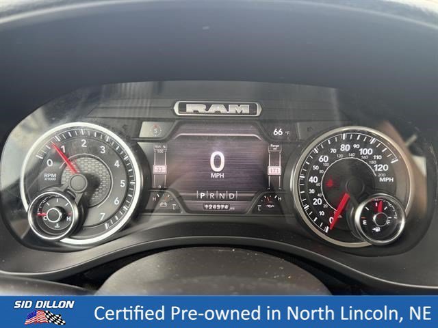 Used 2022 Diamond Black Crystal Pearlcoat Ram Laramie image 9