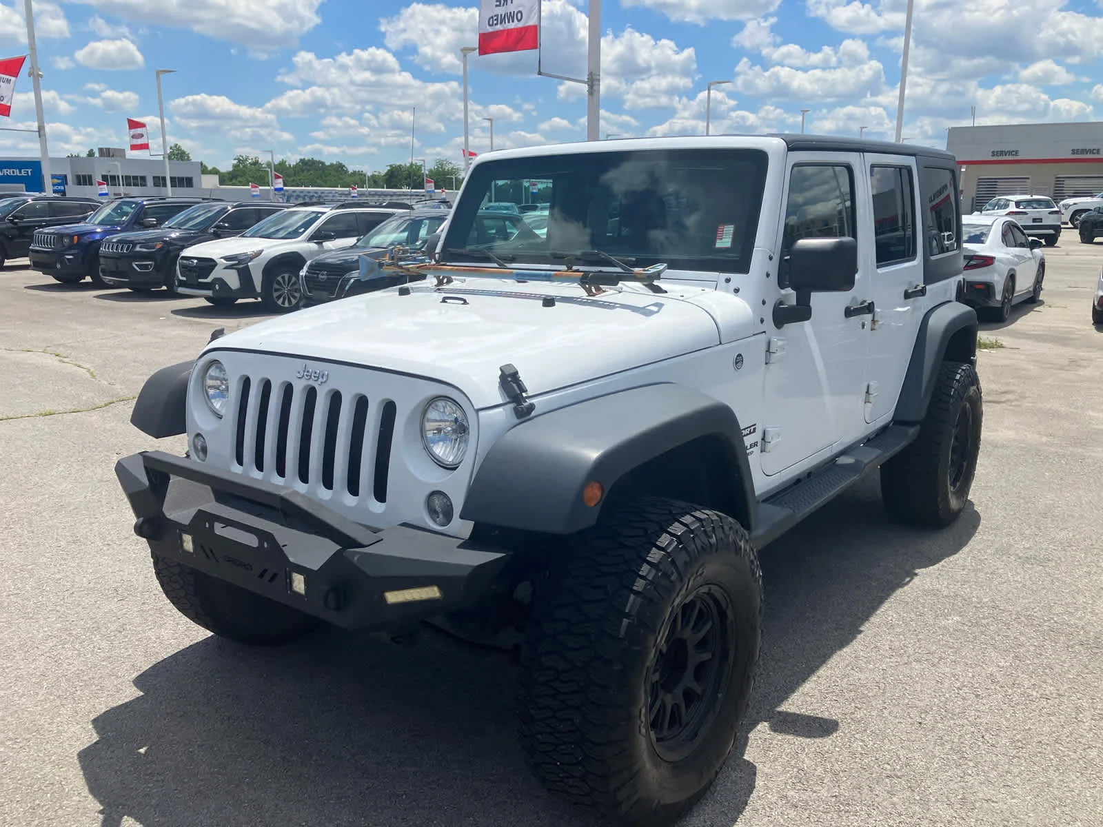 Used 2016 Bright White Clearcoat Jeep Sport image 3