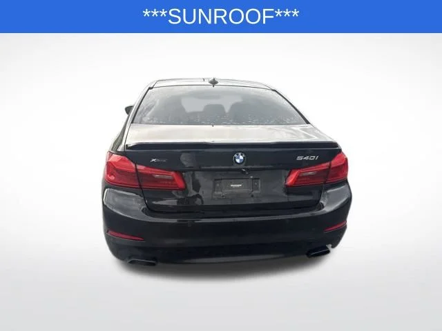 Used 2018 Black BMW 540i xDrive image 4
