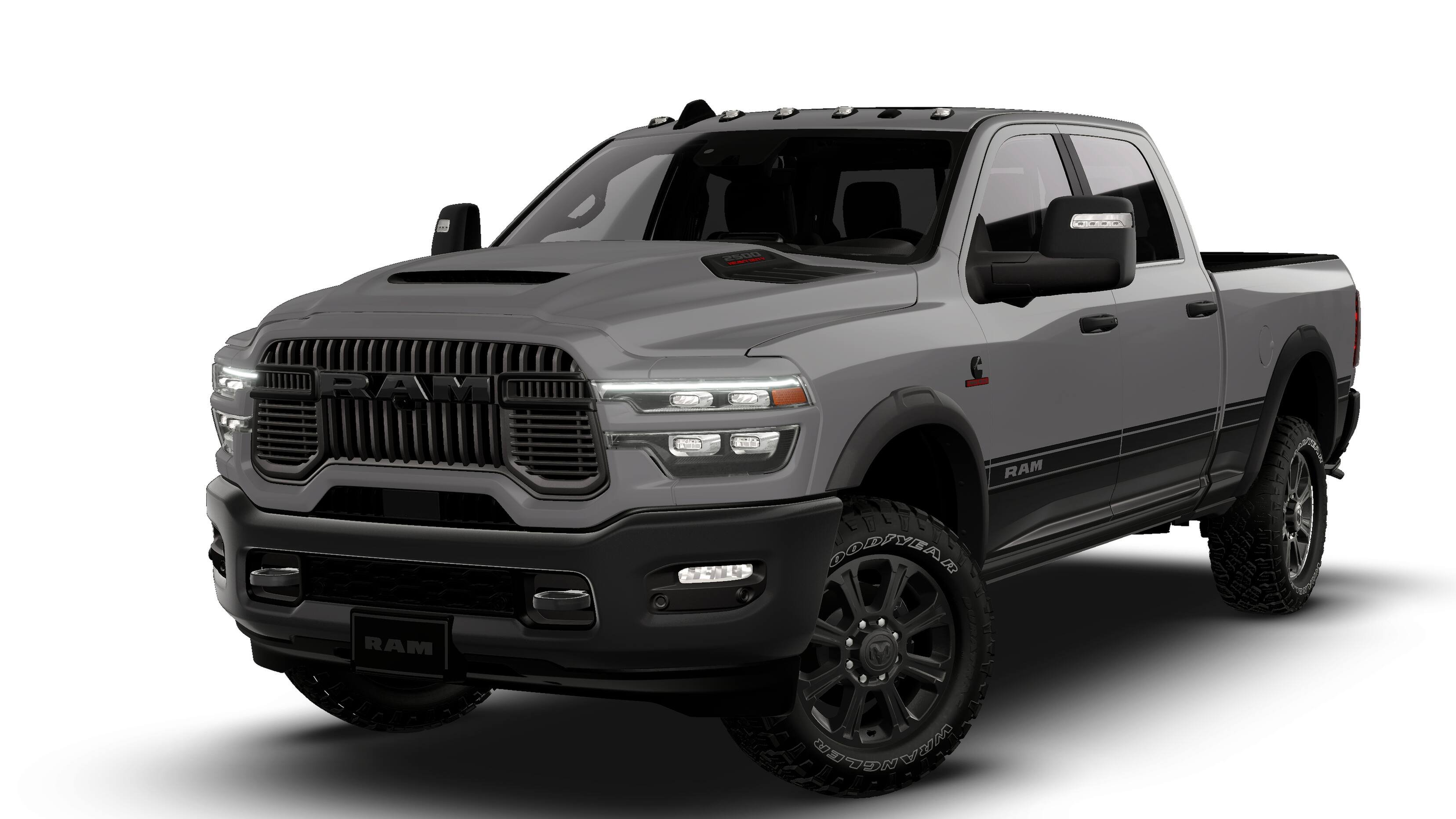 New 2026 Ceramic Gray Clear-Coat Exterior Paint RAM REBEL image 1