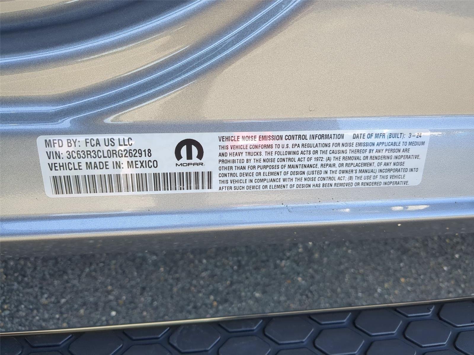 Used 2024 Billet Silver Metallic Clearcoat Ram Tradesman image 36