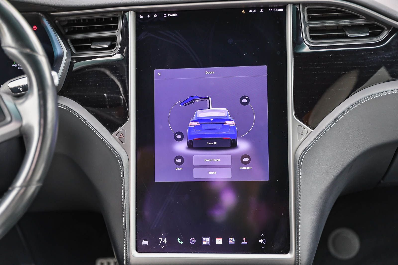 Used 2020 Deep Blue Metallic Tesla Performance image 14
