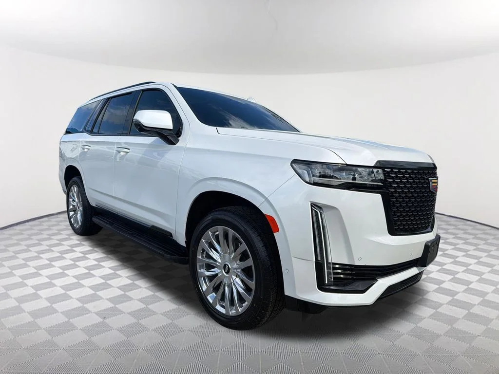 Used 2024 White Cadillac Premium Luxury image 3