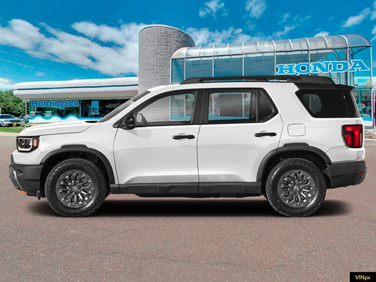 New 2026 Platinum White Pearl Honda AWD TrailSport image 3
