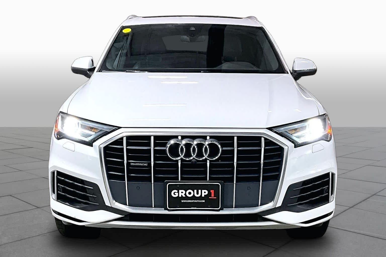 Used 2021 Glacier White Metallic Audi Premium Plus image 4