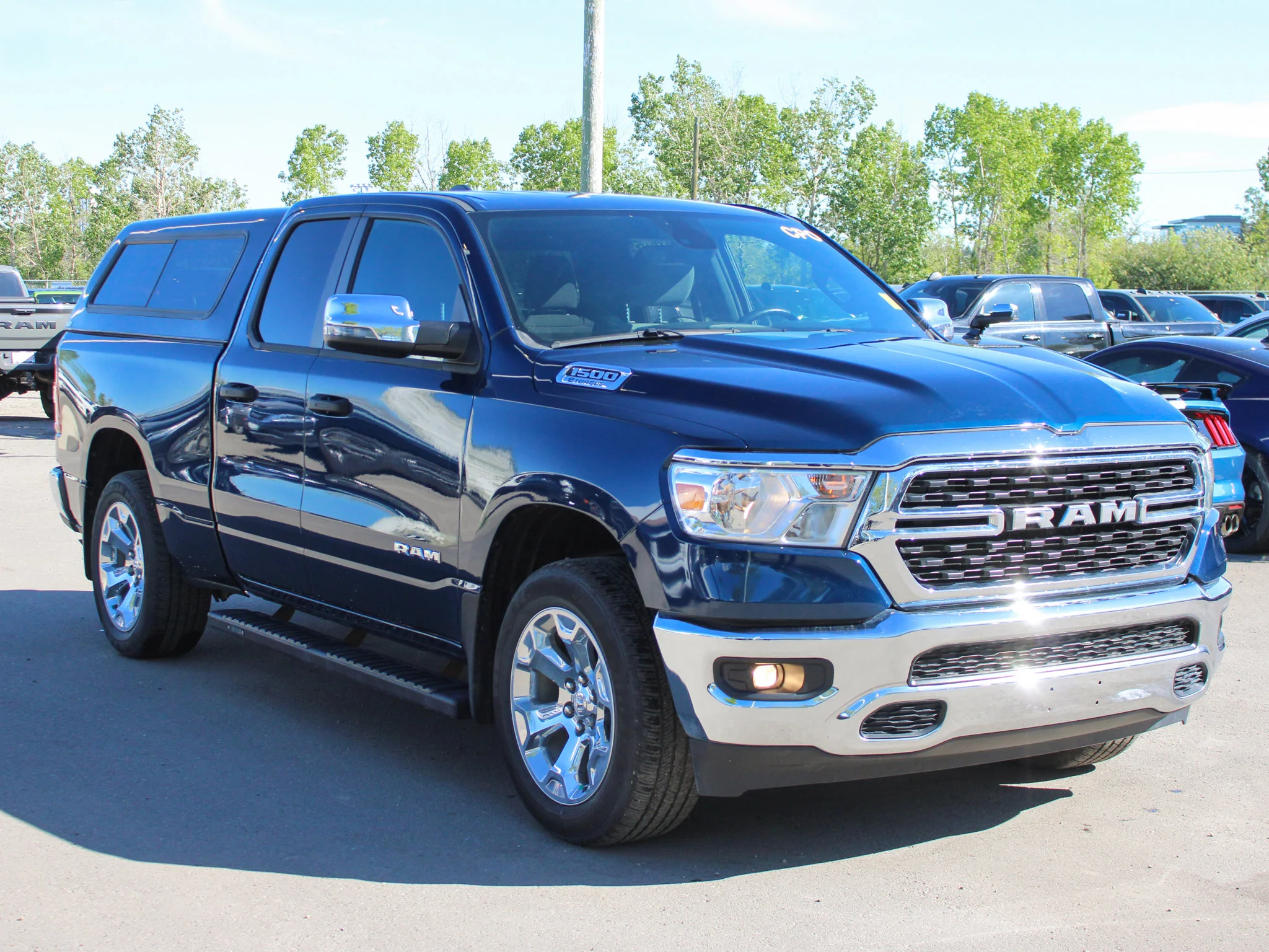 Certified Used 2024 Blue RAM Loaded Big Horn * V6 | No Accidents | Heated Seats | Backup Camera | Canopy image 9