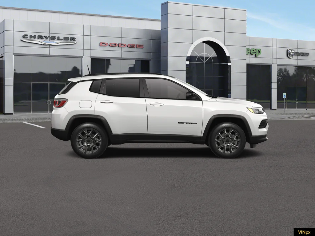 New 2026 Bright White Clear-Coat Exterior Paint Jeep Latitude image 8