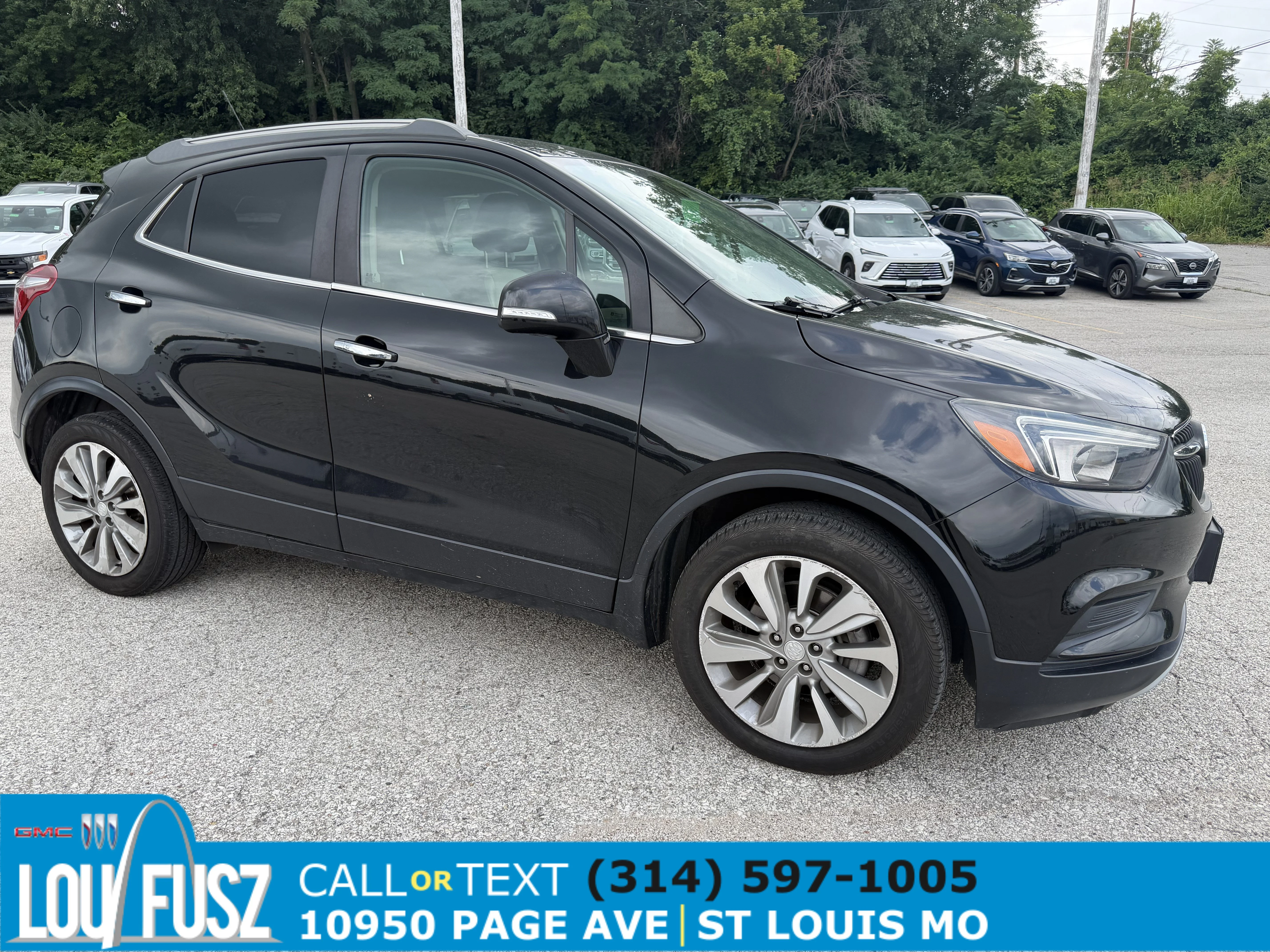 Used 2019 Ebony Twilight Metallic Buick Preferred image 1