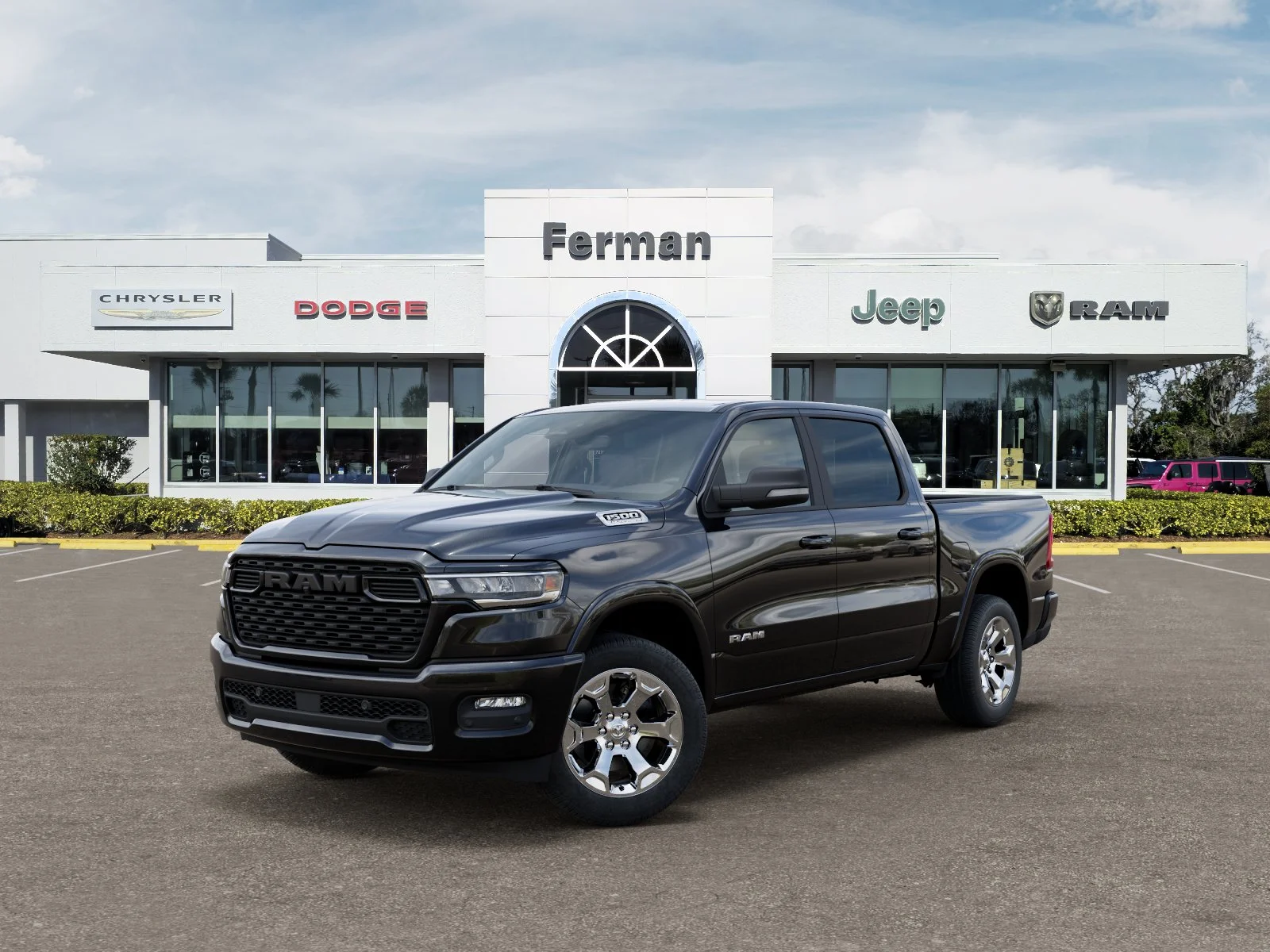 New 2026 Diamond Black Crystal Pearl-Coat Exterior Paint RAM Big Horn/Lone Star image 34