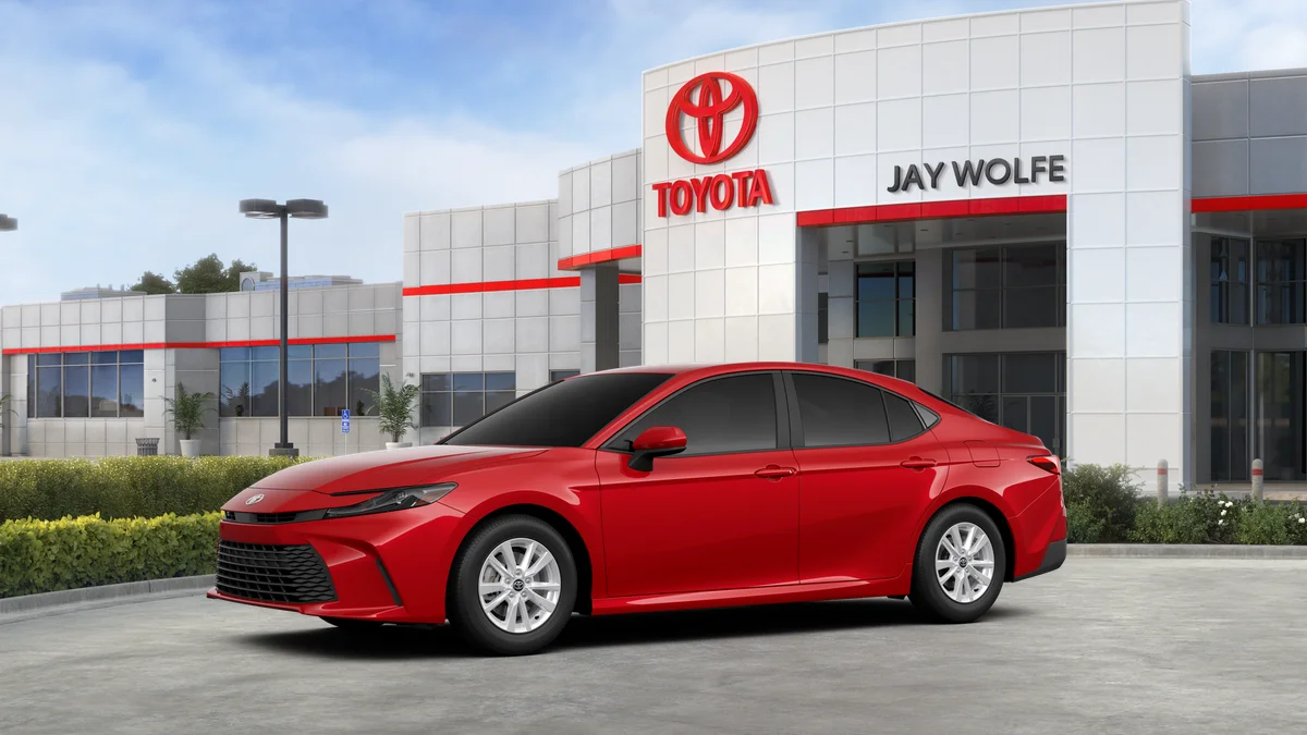 New 2026 Supersonic Red Toyota LE image 2