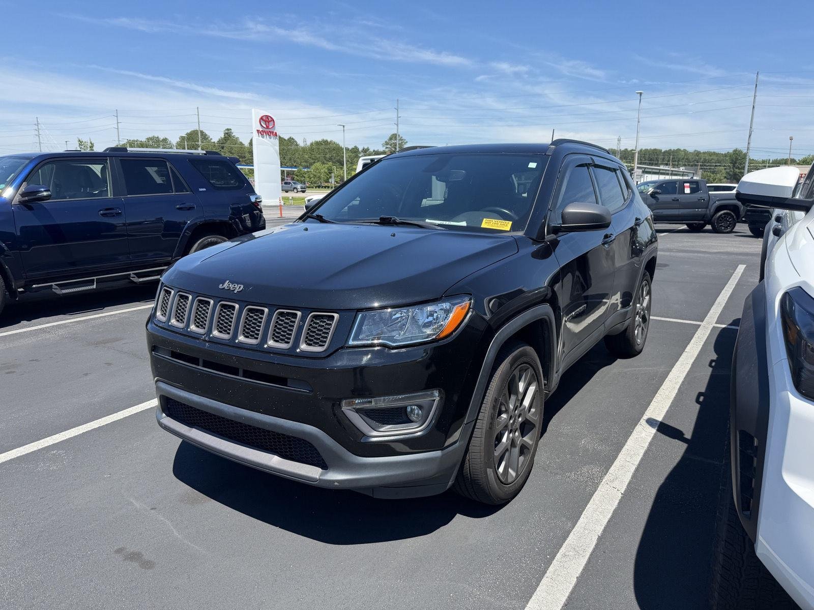 Used 2021 Diamond Black Crystal Pearlcoat Jeep 80th Anniversary image 3
