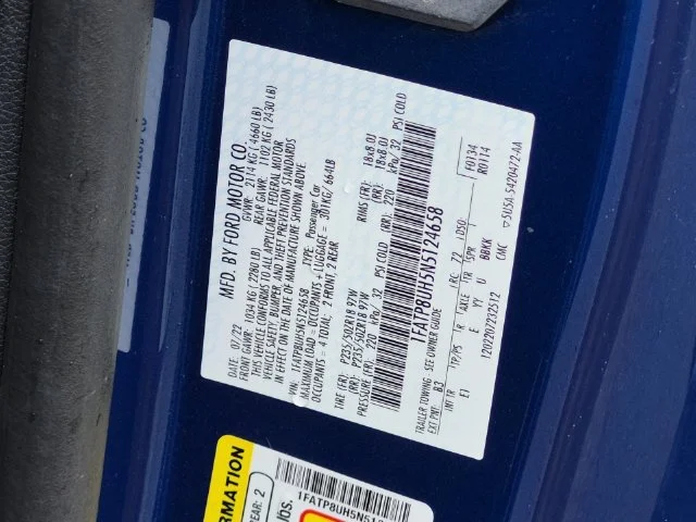 Used 2022 Blue Ford EcoBoost Premium image 38