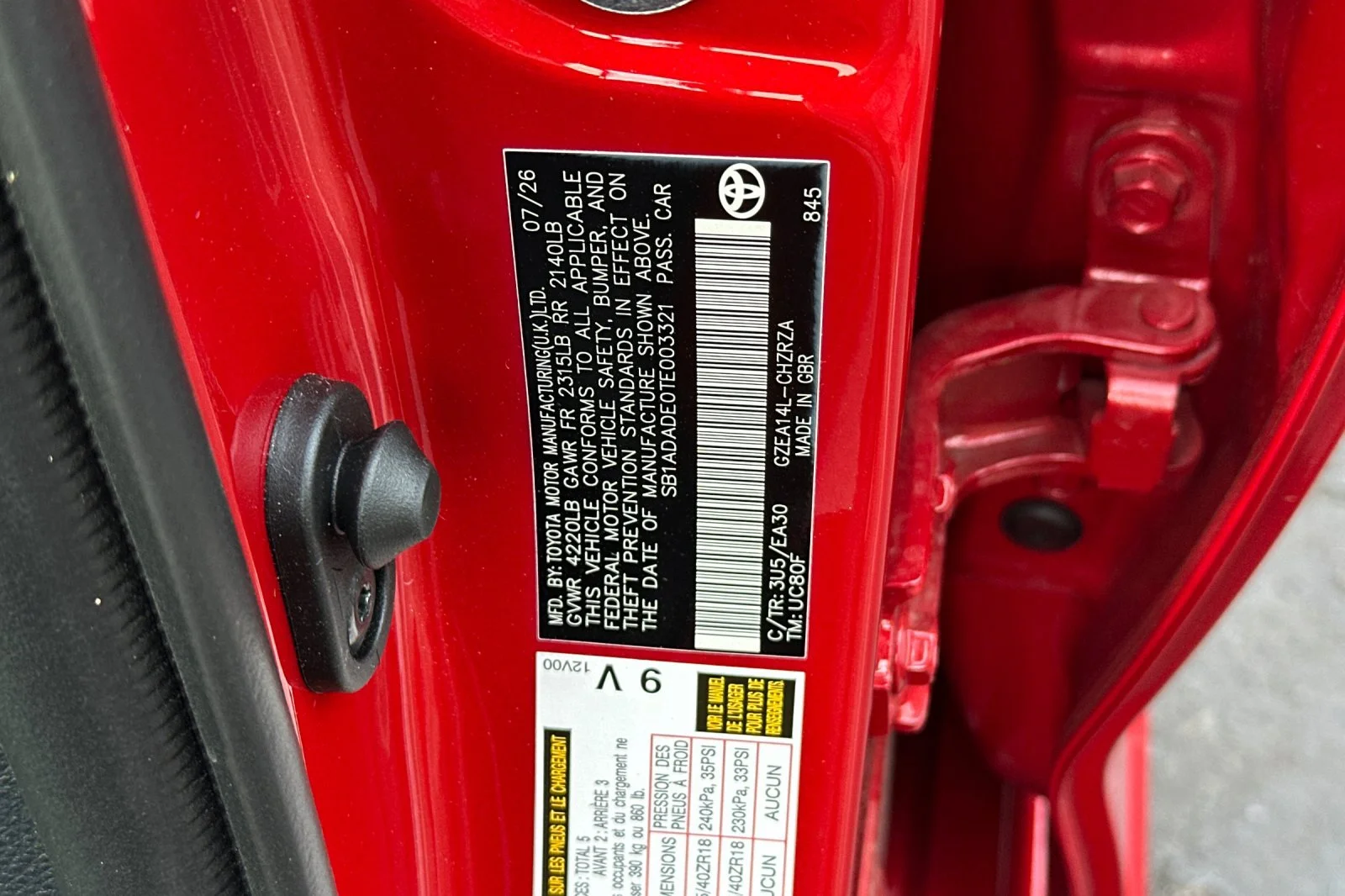 New 2026 Supersonic Red Toyota GR Corolla Premium Plus image 28