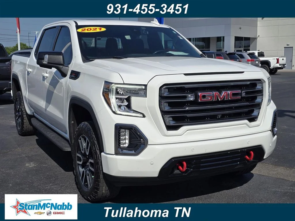 Used 2021 SUMMIT WHITE GMC AT4 image 1