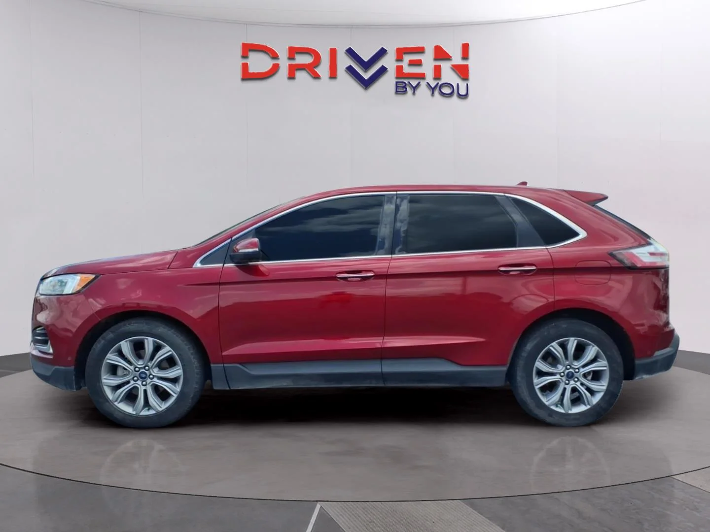 Used 2019 Ruby Red Metallic Tinted Clearcoat Ford Titanium image 2