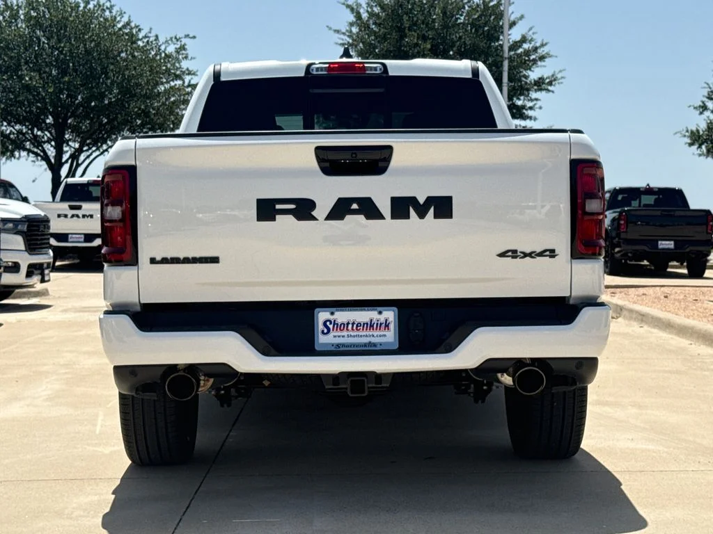 New 2026 Bright White Clear-Coat Exterior Paint RAM Laramie image 8
