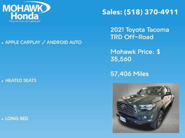 Used 2021 Army Green Toyota TRD Off-Road image 14