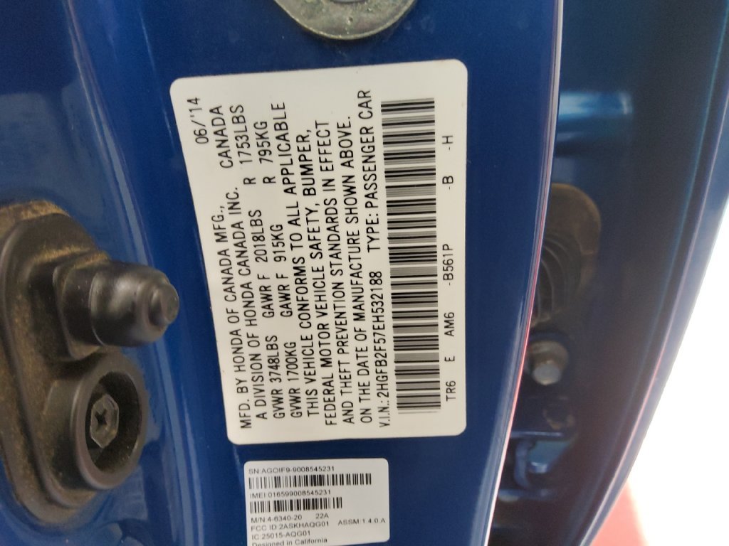 Used 2014 Blue Honda LX image 20
