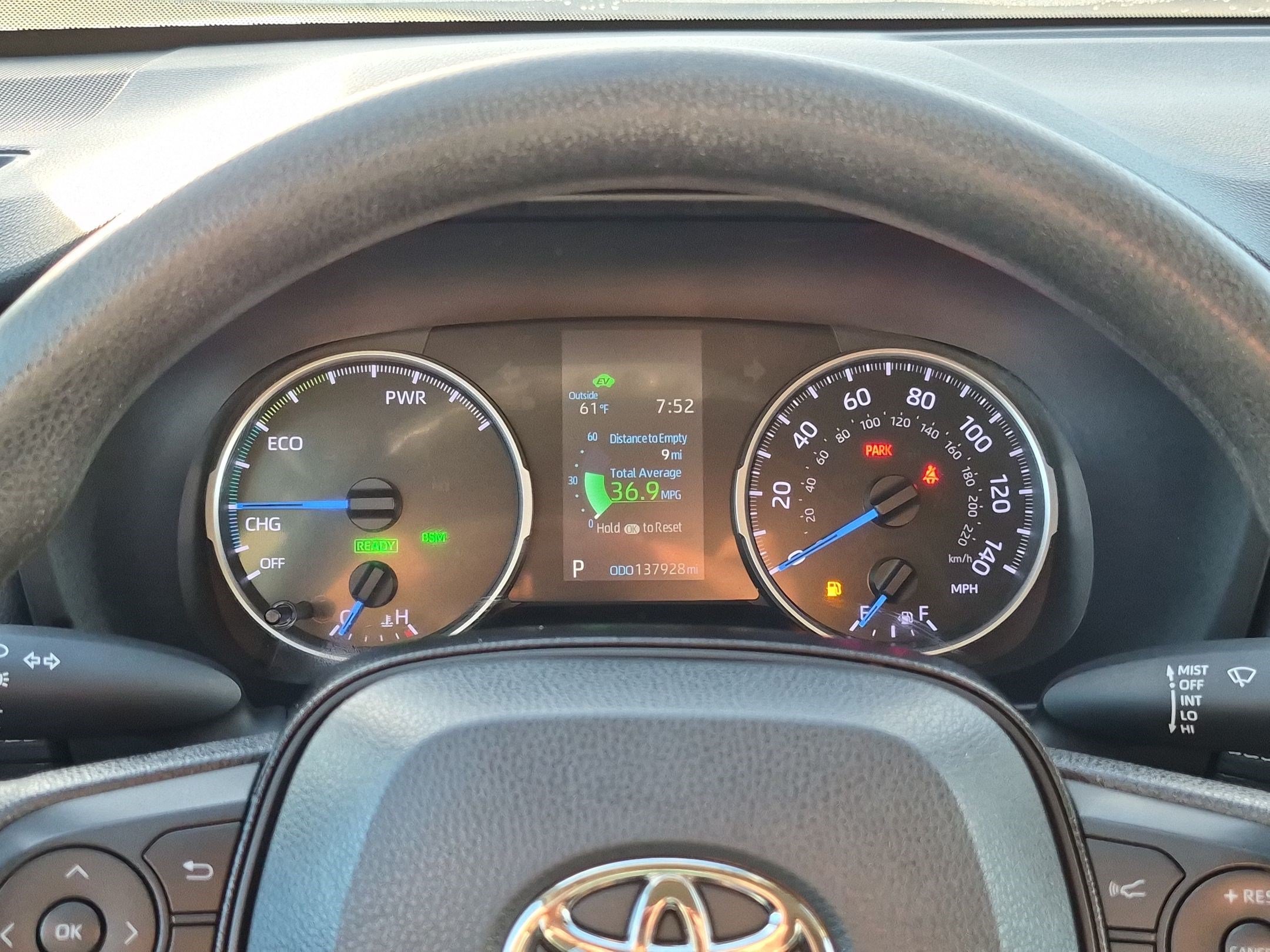 Used 2019 Super White Toyota Hybrid LE image 19